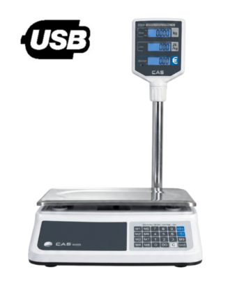 Obchodná váha CAS PR-II P-USB do 15 kg