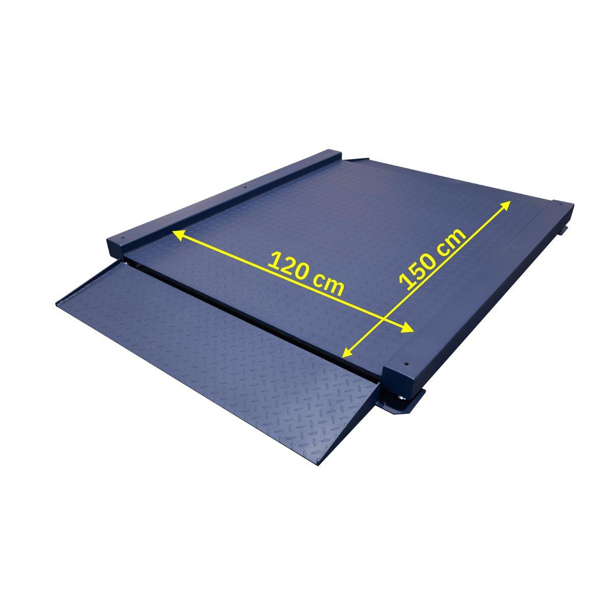 Nájazdová plošinová váha LILA SCALE PRO do 1500 kg – 120×150 cm – Obrázok 7